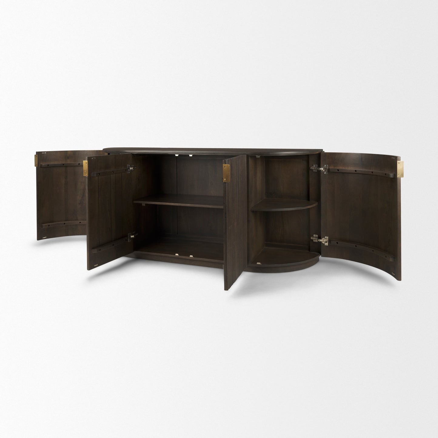 Terra Fluted Wood Sideboard