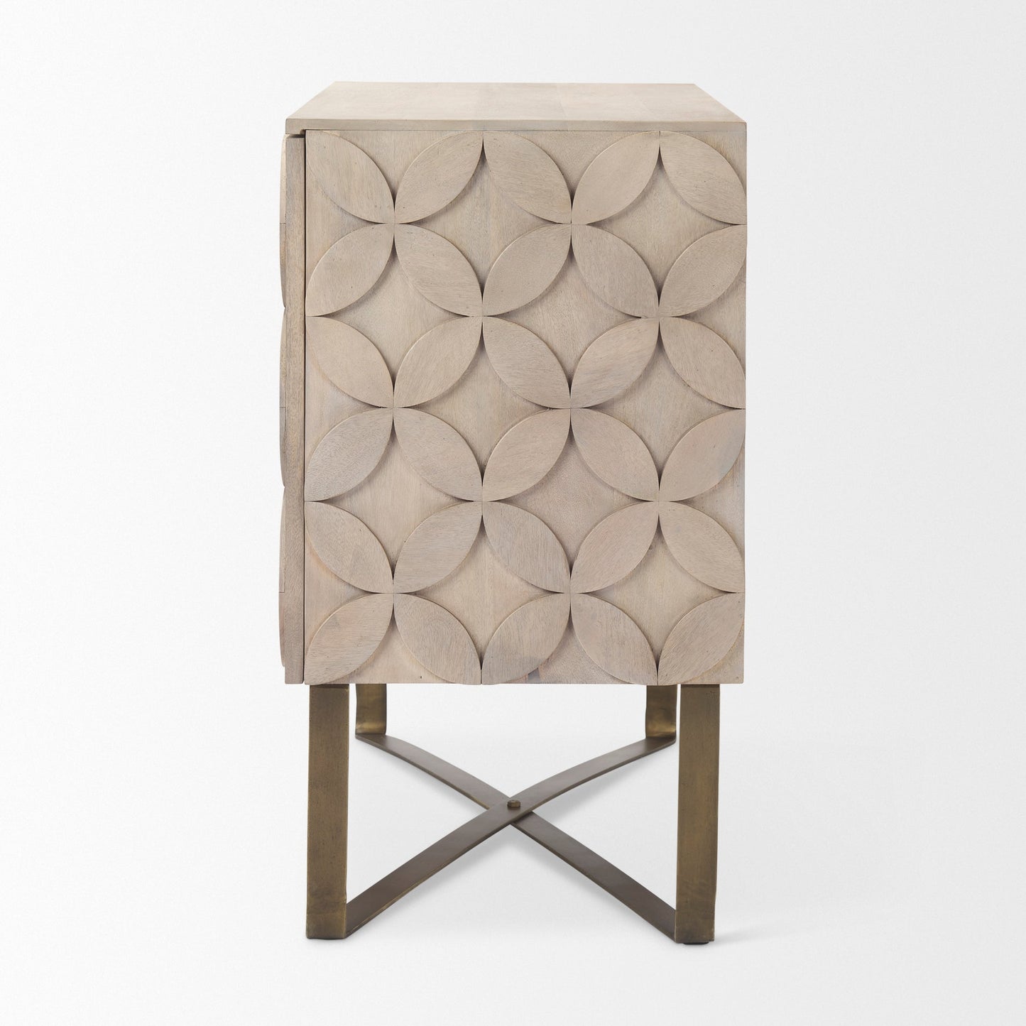 Mercana Excelsior Two Doors Wooden Accent Cabinet