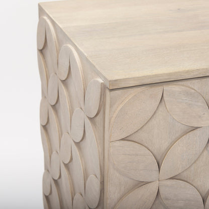 Mercana Excelsior Two Doors Wooden Accent Cabinet