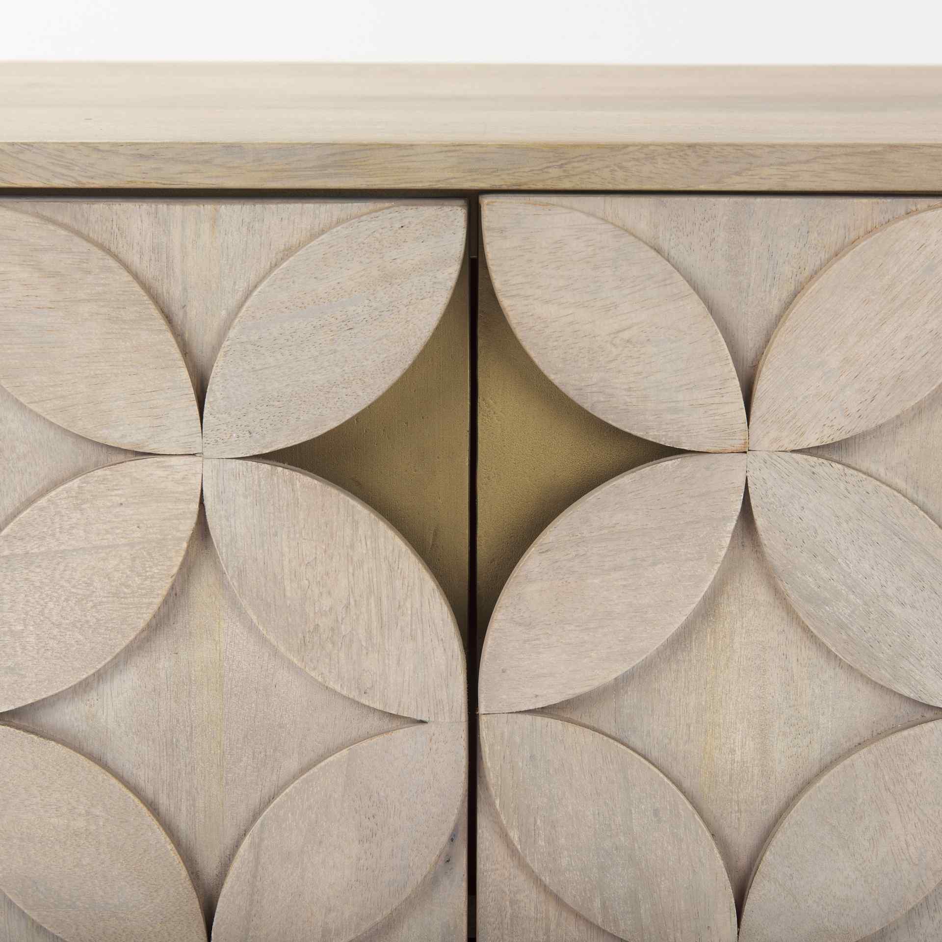Mercana Excelsior Two Doors Wooden Accent Cabinet