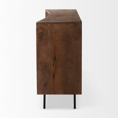 Lance Solid Wooden Brown Sideboard
