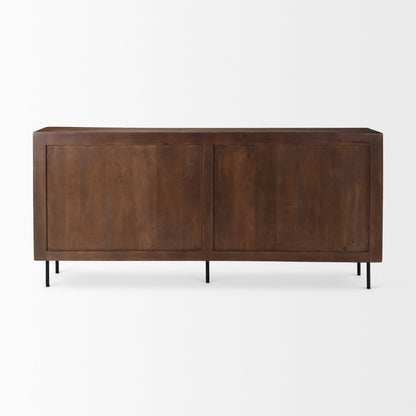 Lance Solid Wooden Brown Sideboard