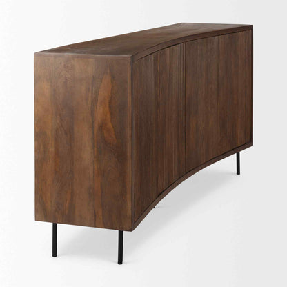 Lance Solid Wooden Brown Sideboard