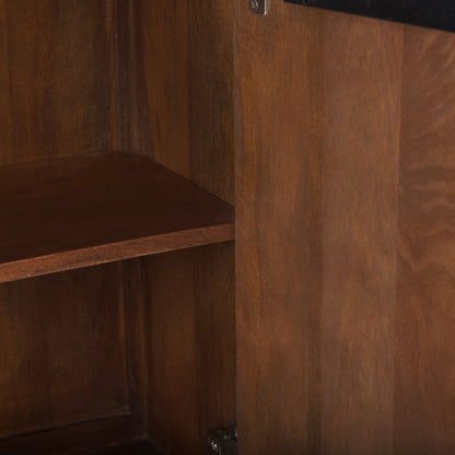 Lance Solid Wooden Brown Sideboard