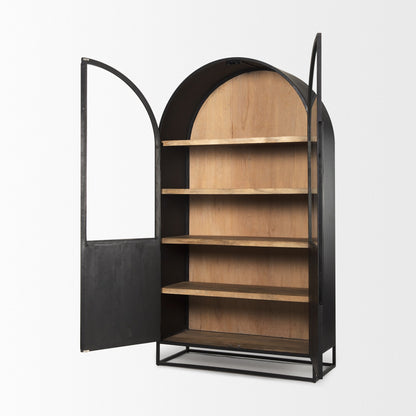 Sloan Two Doors Wood Bookcase