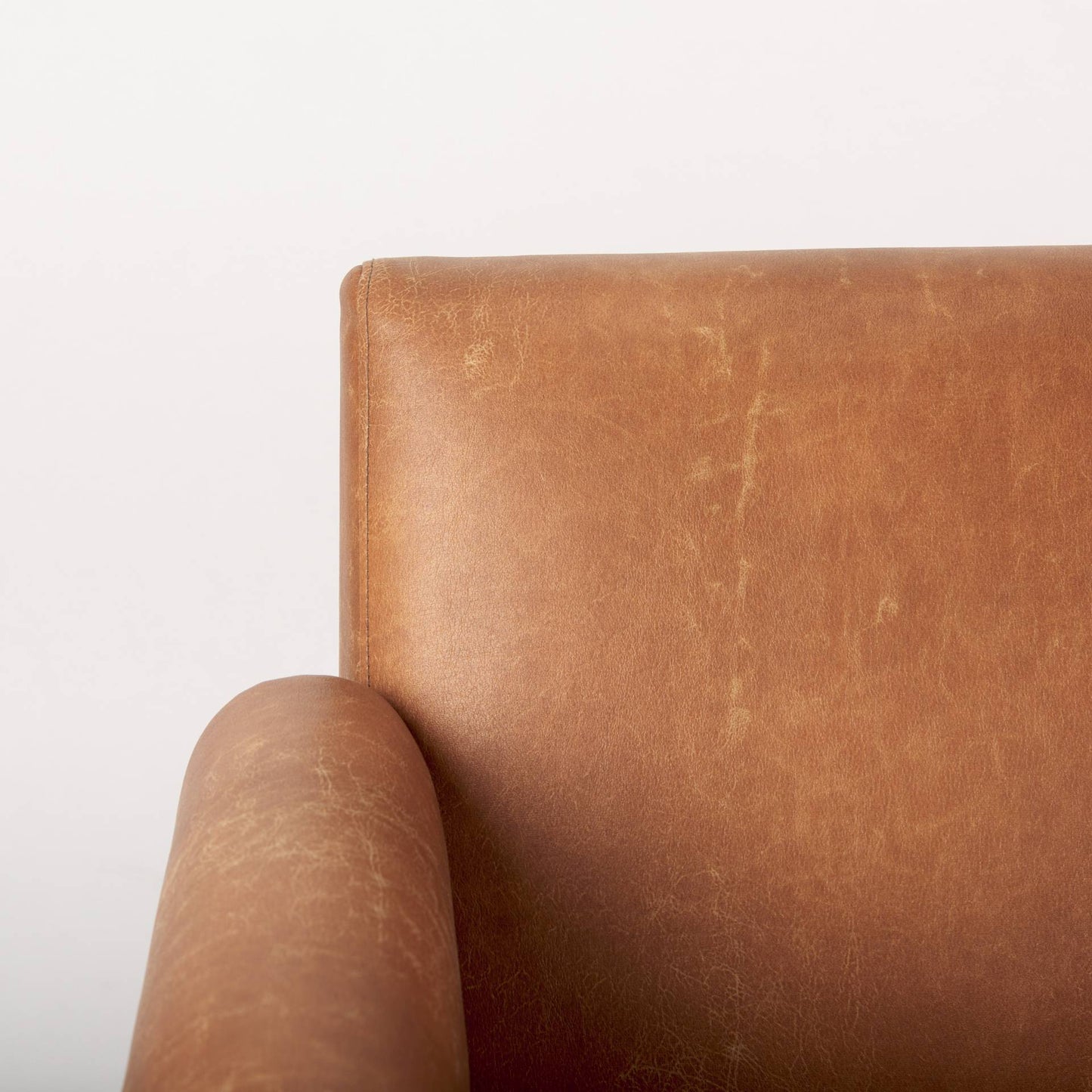 Ashton Brown Leather Accent Chair