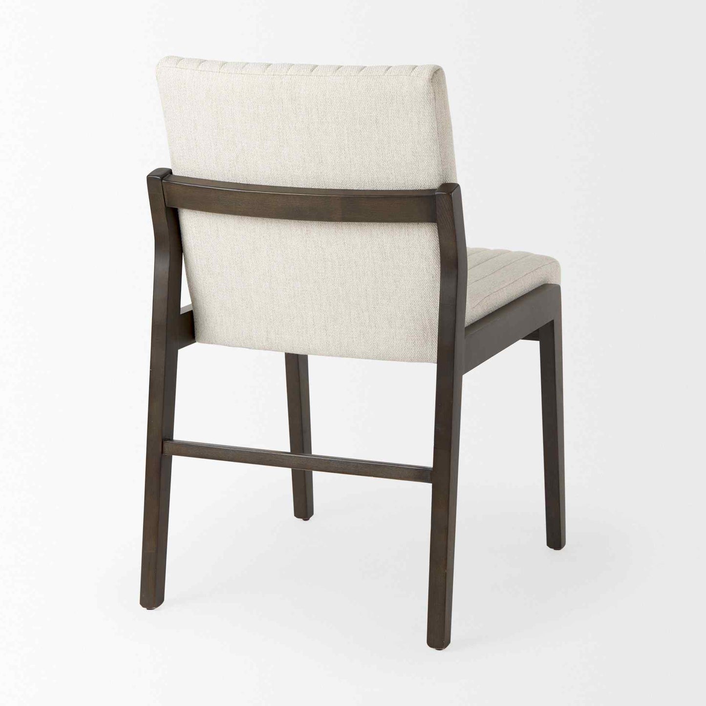 Mercana Tahoe Cream Fabric Armless Dining Chair (Set of 2)