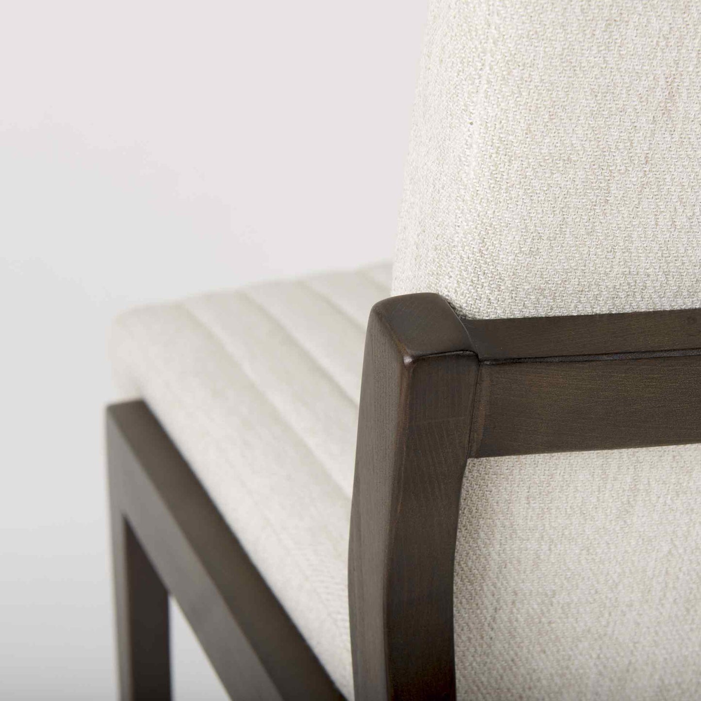 Mercana Tahoe Cream Fabric Armless Dining Chair (Set of 2)