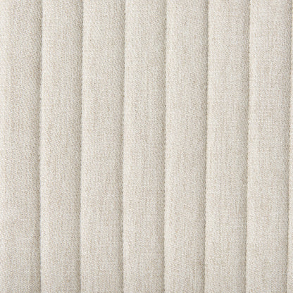 Mercana Tahoe Cream Fabric Armless Dining Chair (Set of 2)