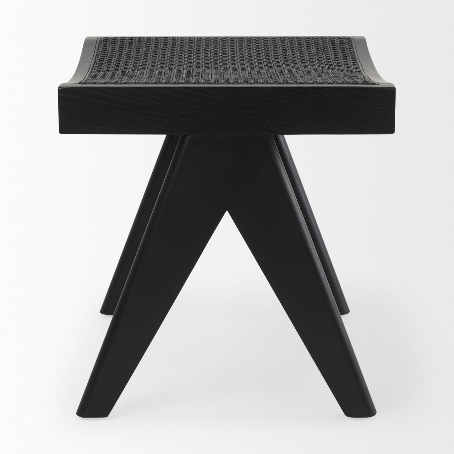 Arvin Wooden Black Stool
