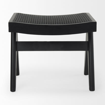 Arvin Wooden Black Stool