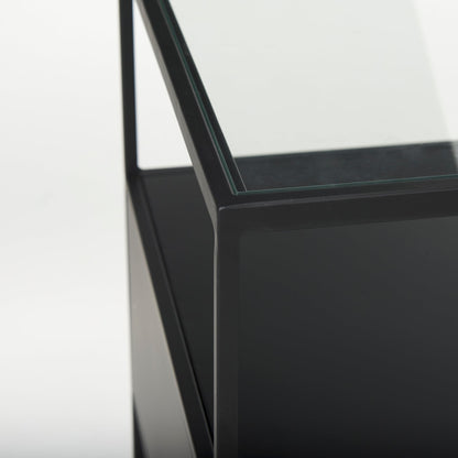 Mercana Samson Glass Top Square Side Table