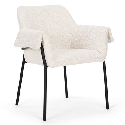 Brently Woven Fabric Dining Chair (Set of 2)