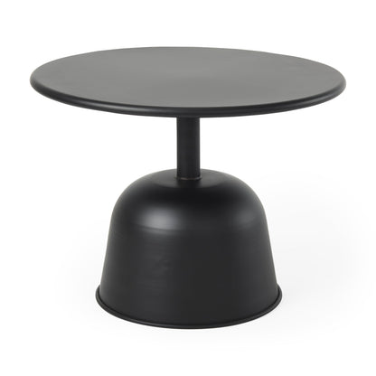 Mercana Talulla Matte Black Metal Accent Table