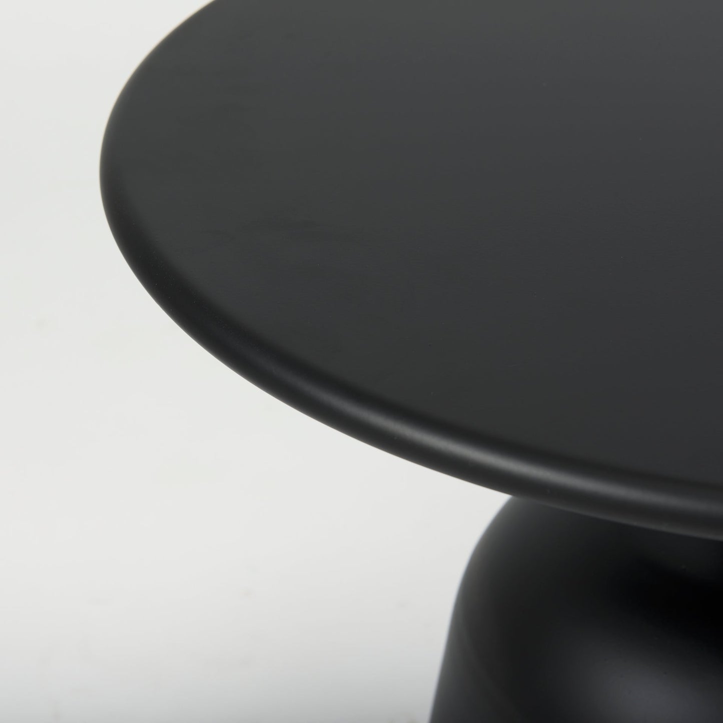 Mercana Talulla Matte Black Metal Accent Table