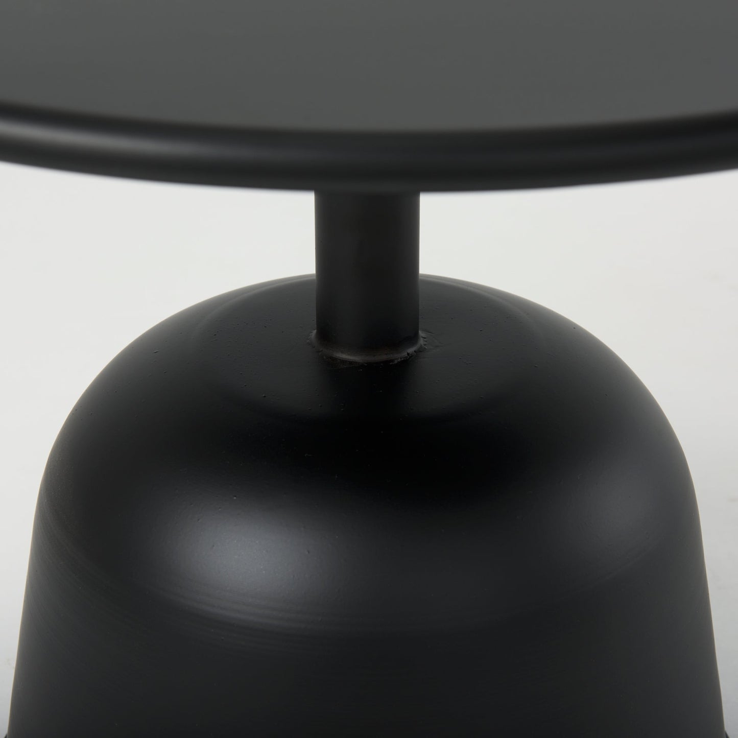 Mercana Talulla Matte Black Metal Accent Table