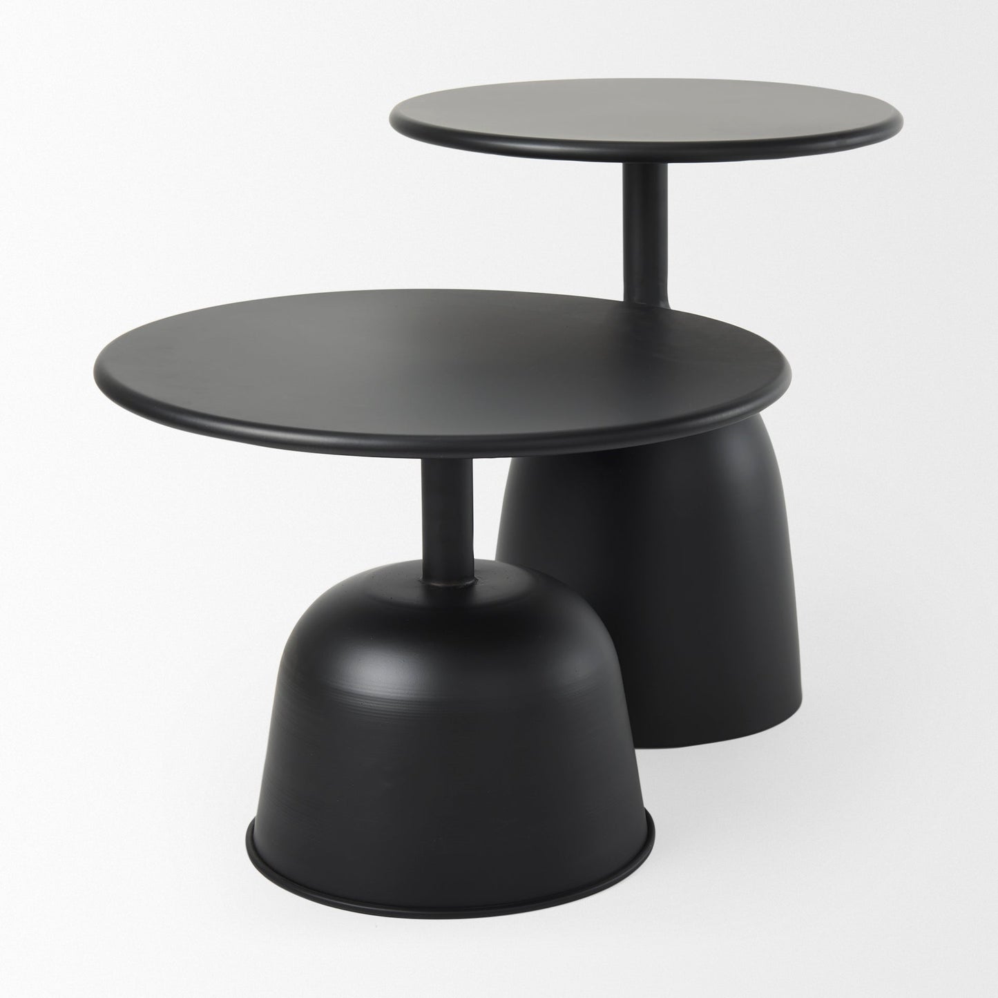 Mercana Talulla Matte Black Metal Accent Table