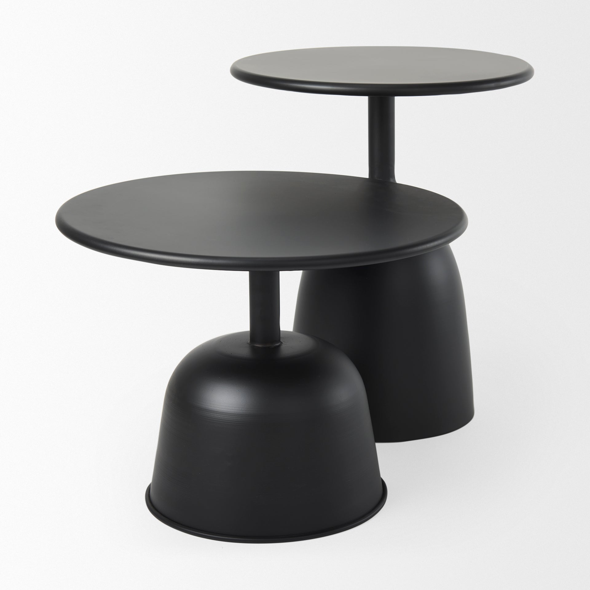 Mercana Talulla Matte Black Metal Accent Table