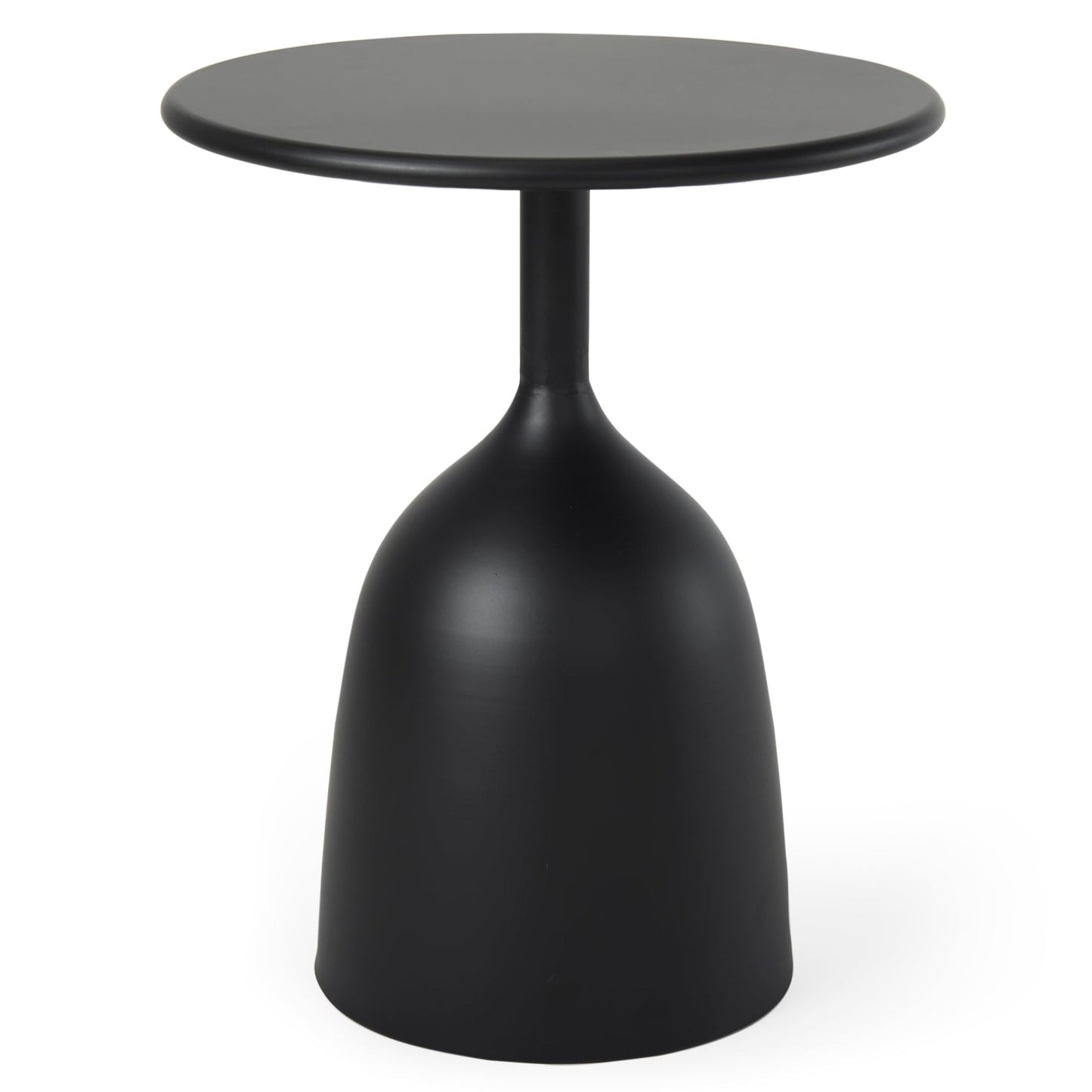 Mercana Talulla Matte Black Metal Accent Table