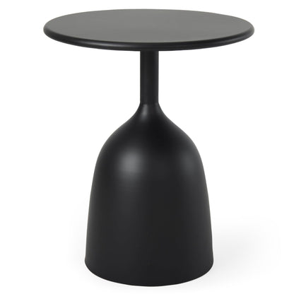 Mercana Talulla Matte Black Metal Accent Table