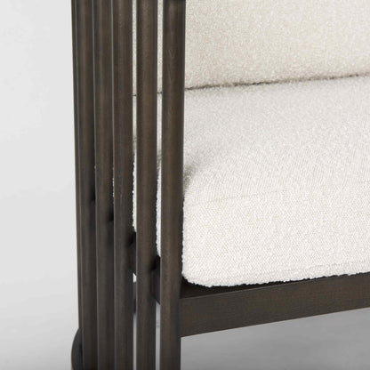 Kopari Boucle Fabric Accent Chair