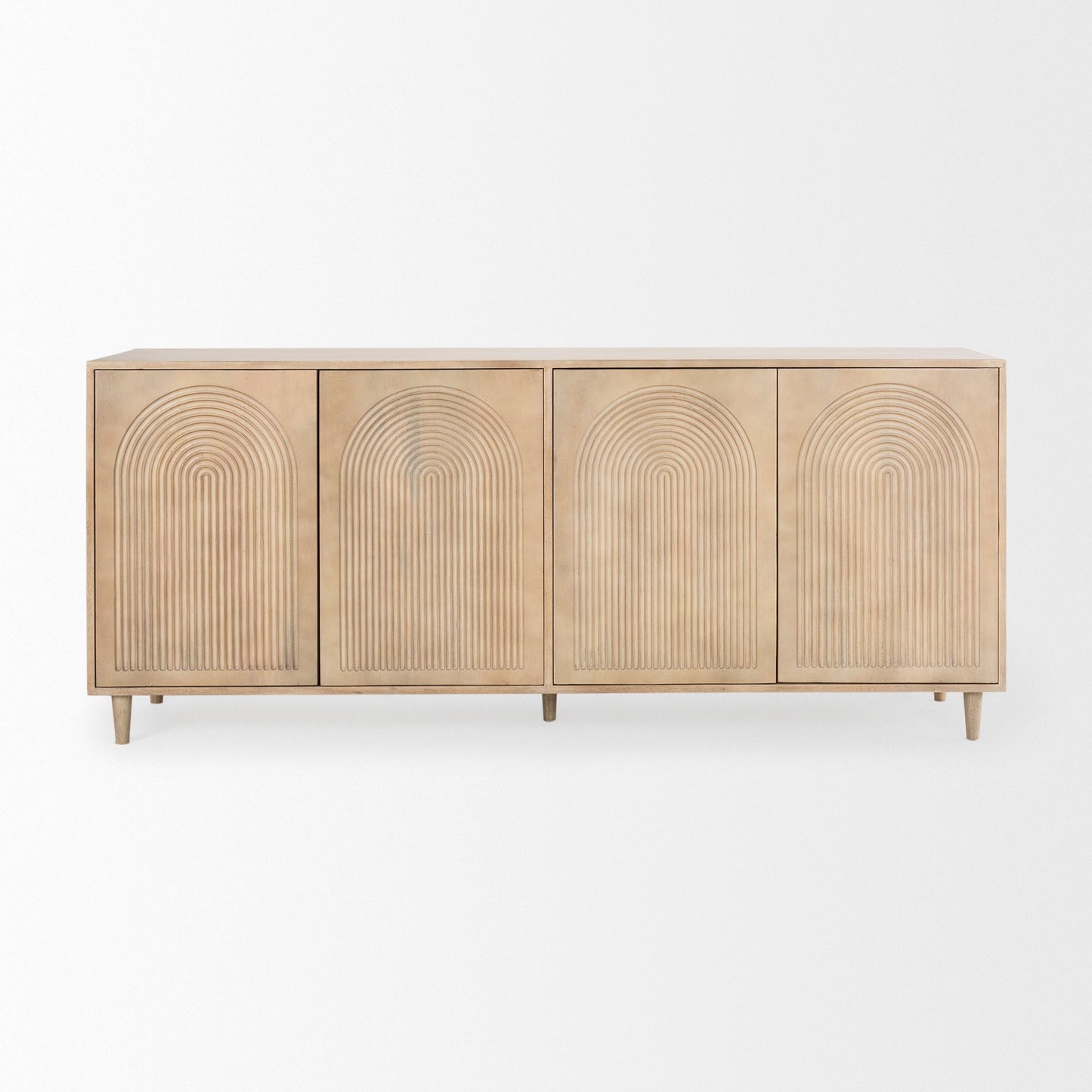 Tucker Four Doors Wood Sideboard