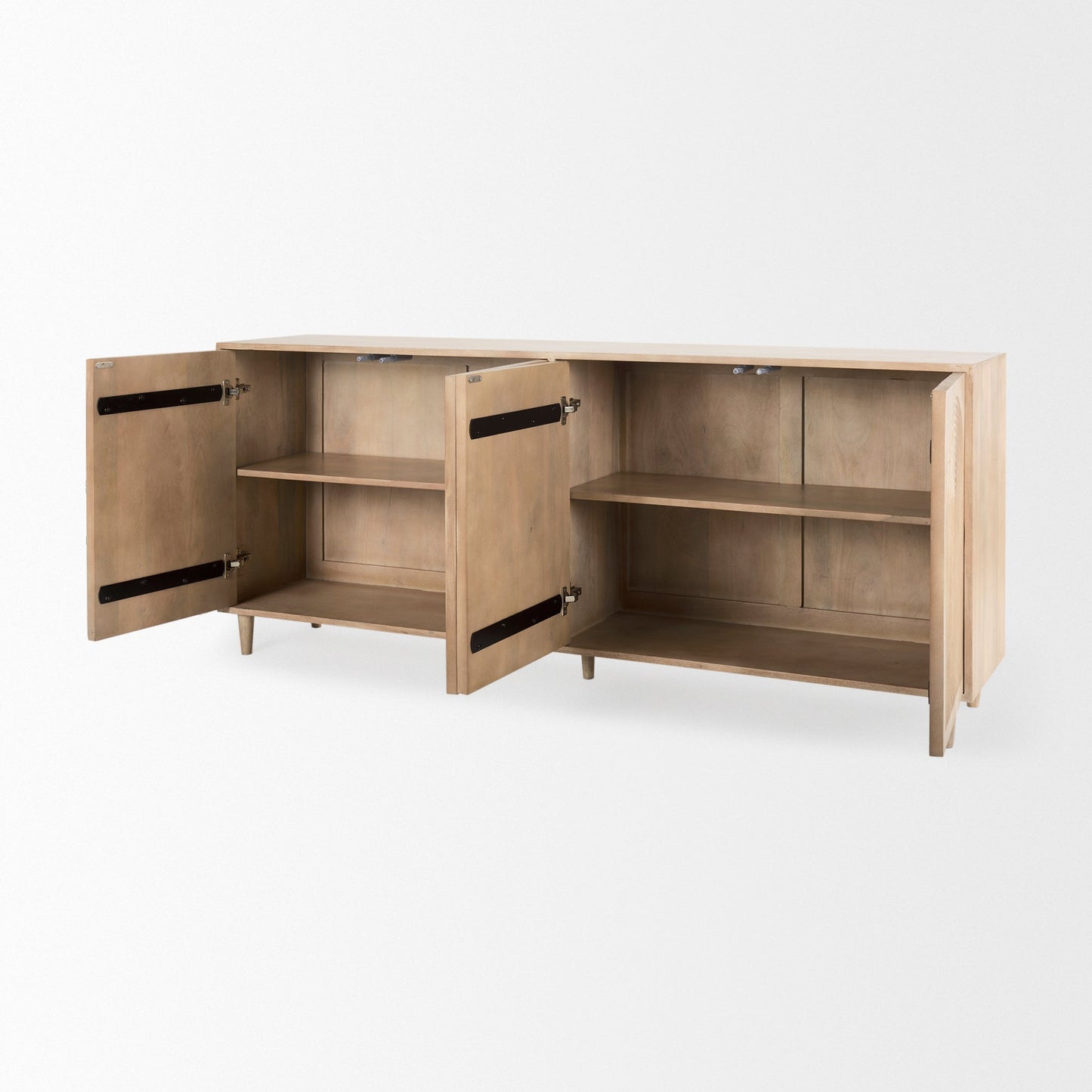 Tucker Four Doors Wood Sideboard