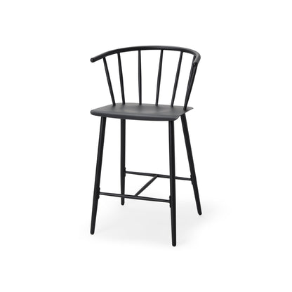 Colin Black Metal Barstool