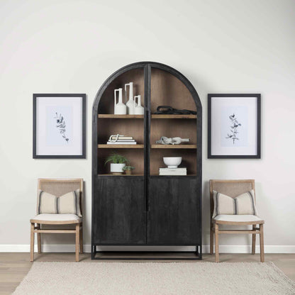 Sloan Two Doors Wood Bookcase