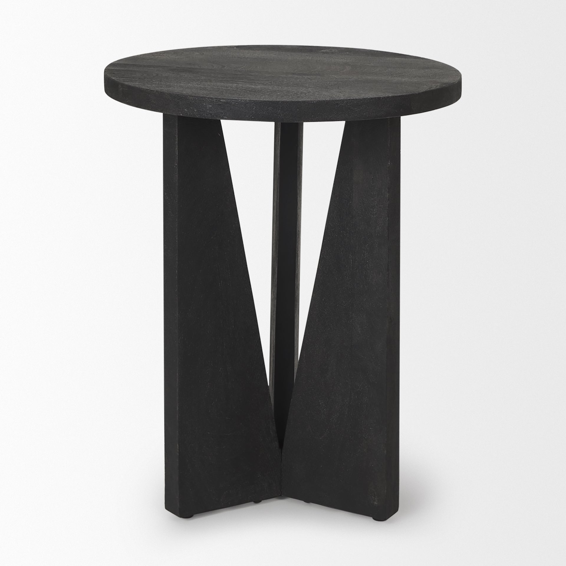 Mercana Mattius Wooden Round Accent Table