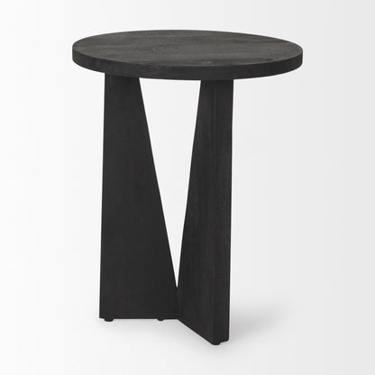 Mercana Mattius Wooden Round Accent Table