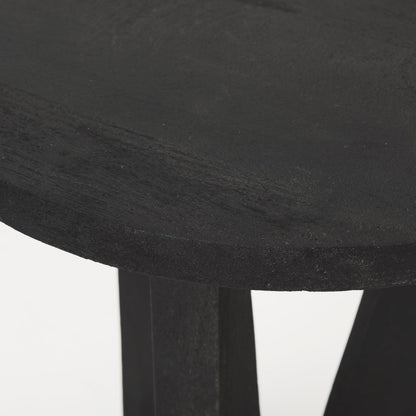 Mercana Mattius Wooden Round Accent Table