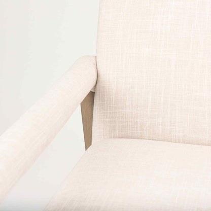 Palisades Cream Fabric Accent Chair