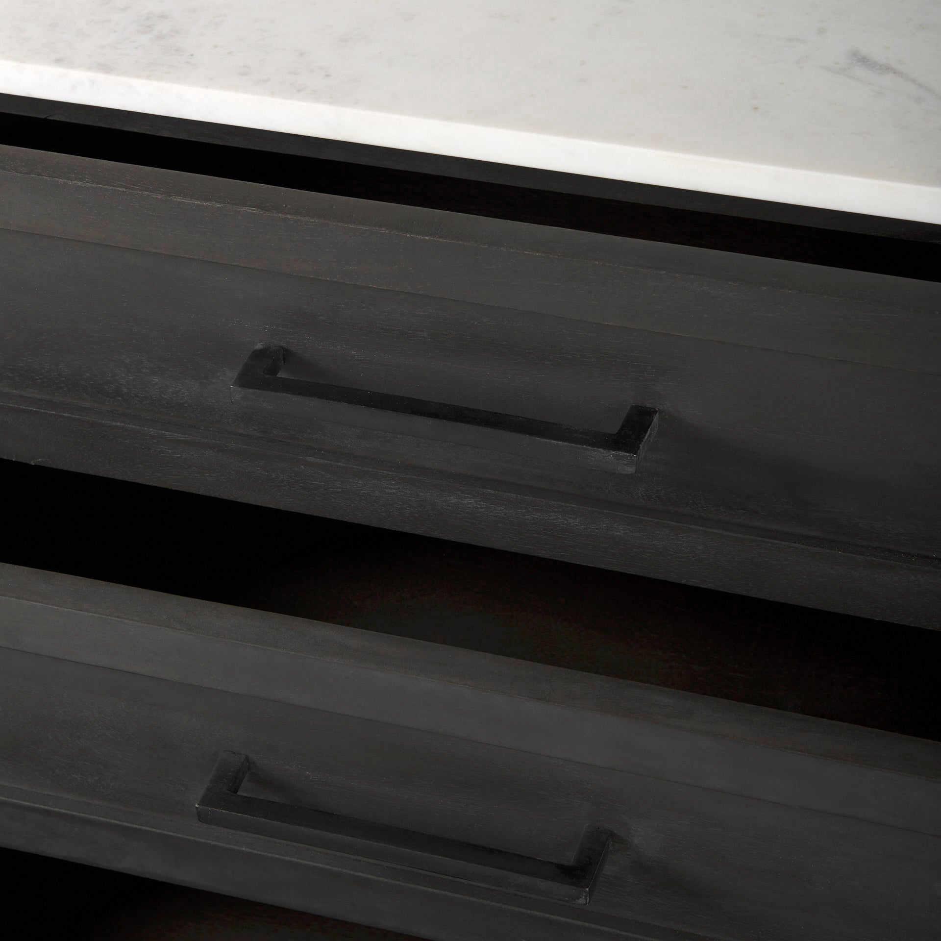 Mercana Divina White Marble Top Accent Cabinet