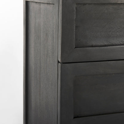 Mercana Divina White Marble Top Accent Cabinet