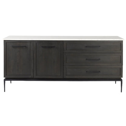 Mercana Divina White Marble Top Sideboard