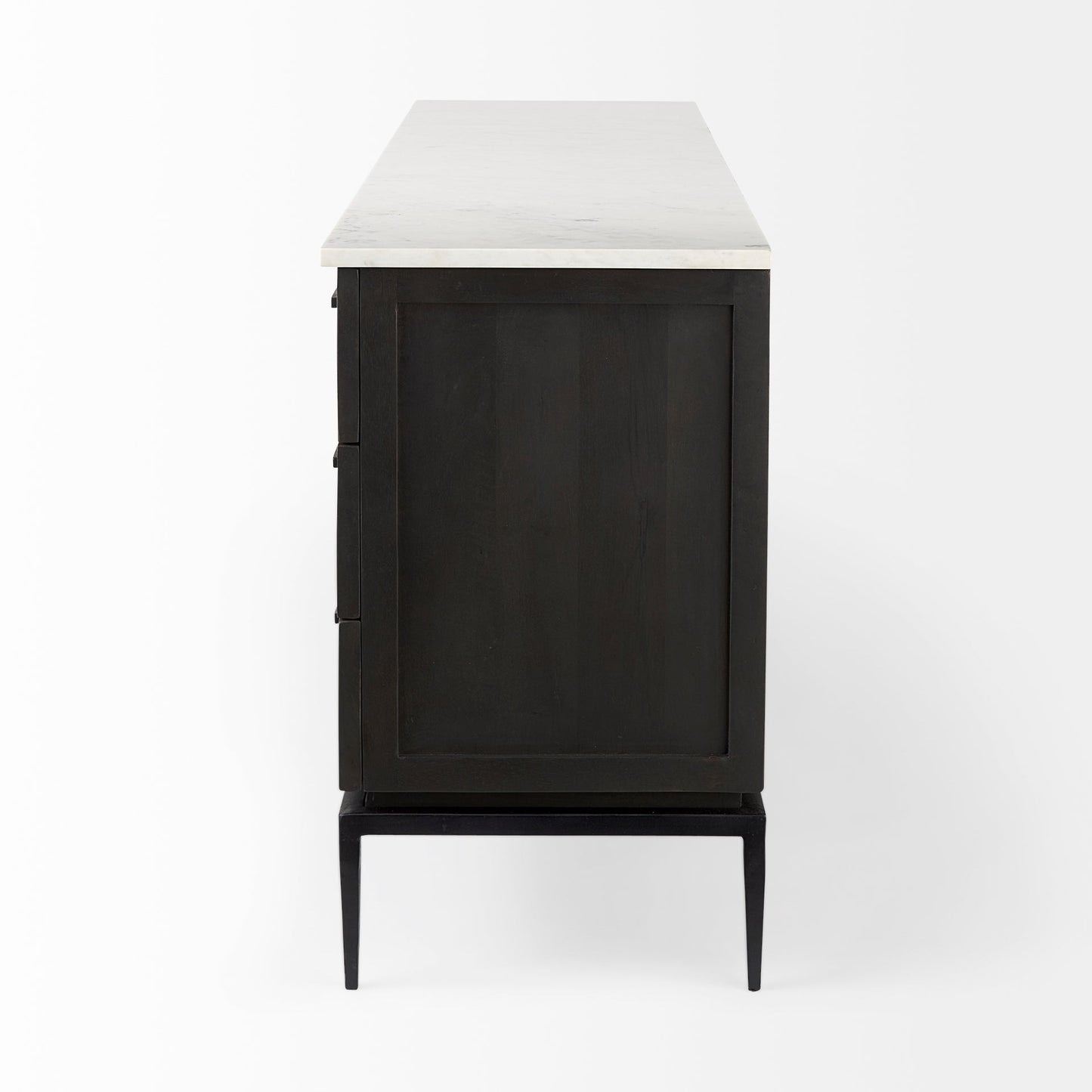 Mercana Divina White Marble Top Sideboard