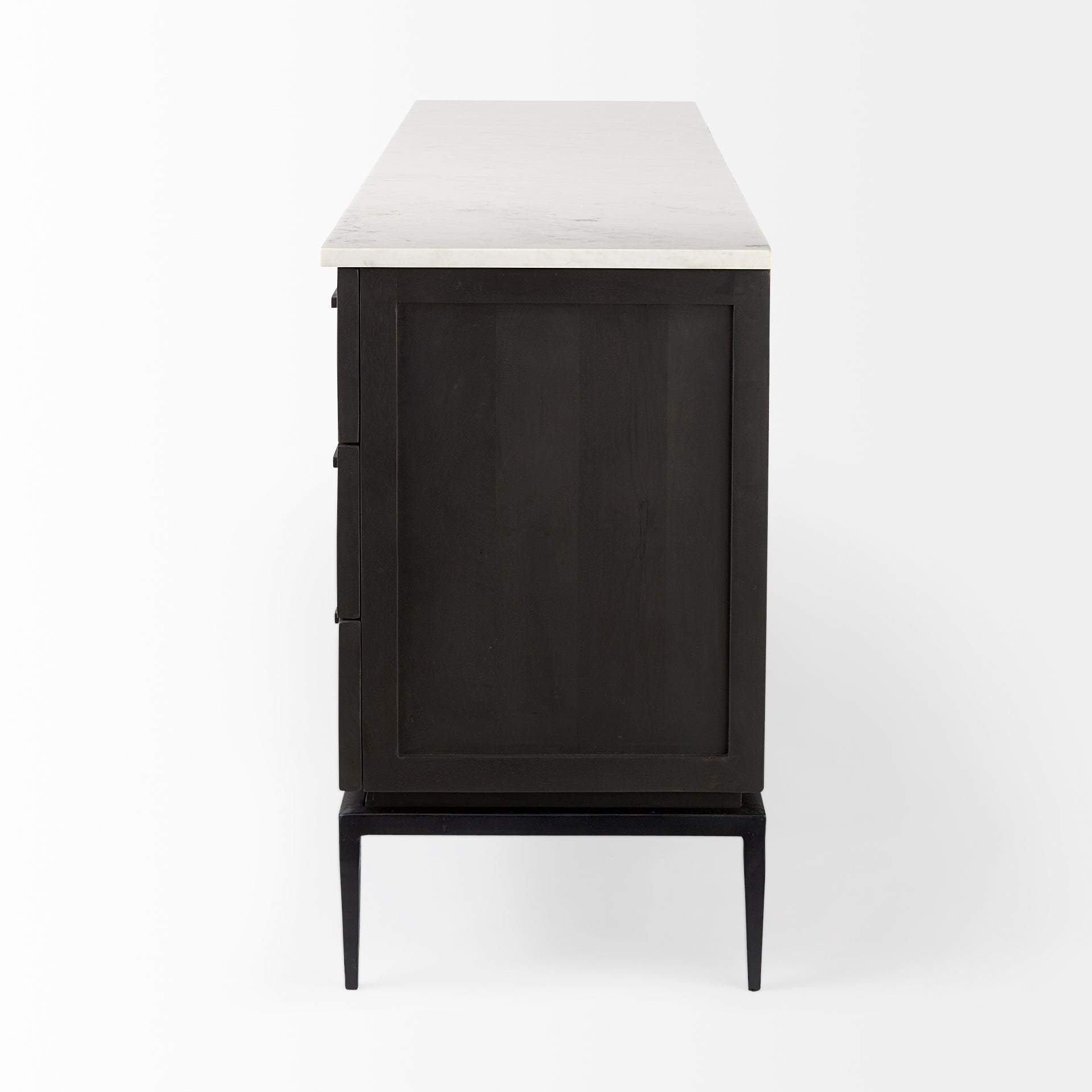 Mercana Divina White Marble Top Sideboard
