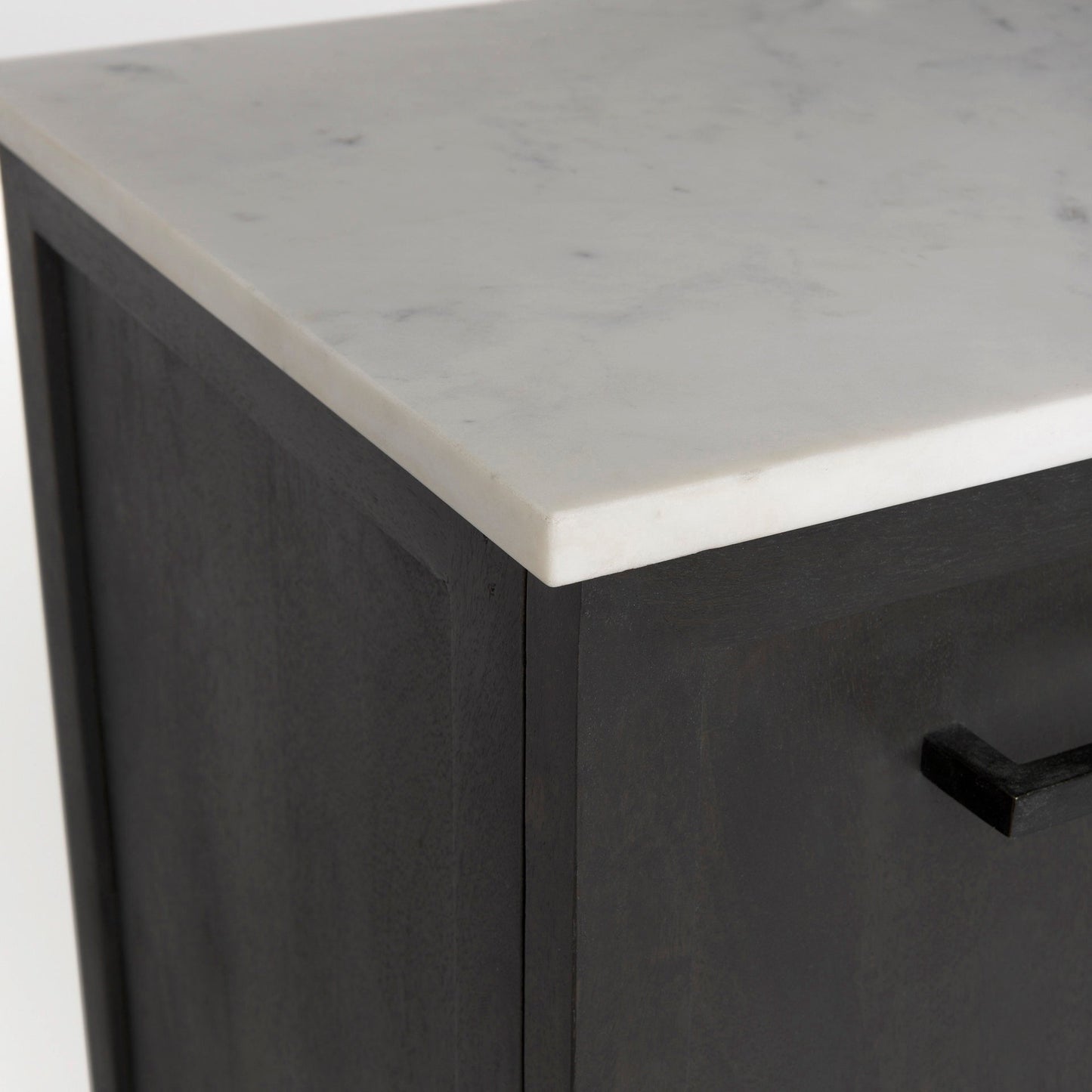 Mercana Divina White Marble Top Sideboard