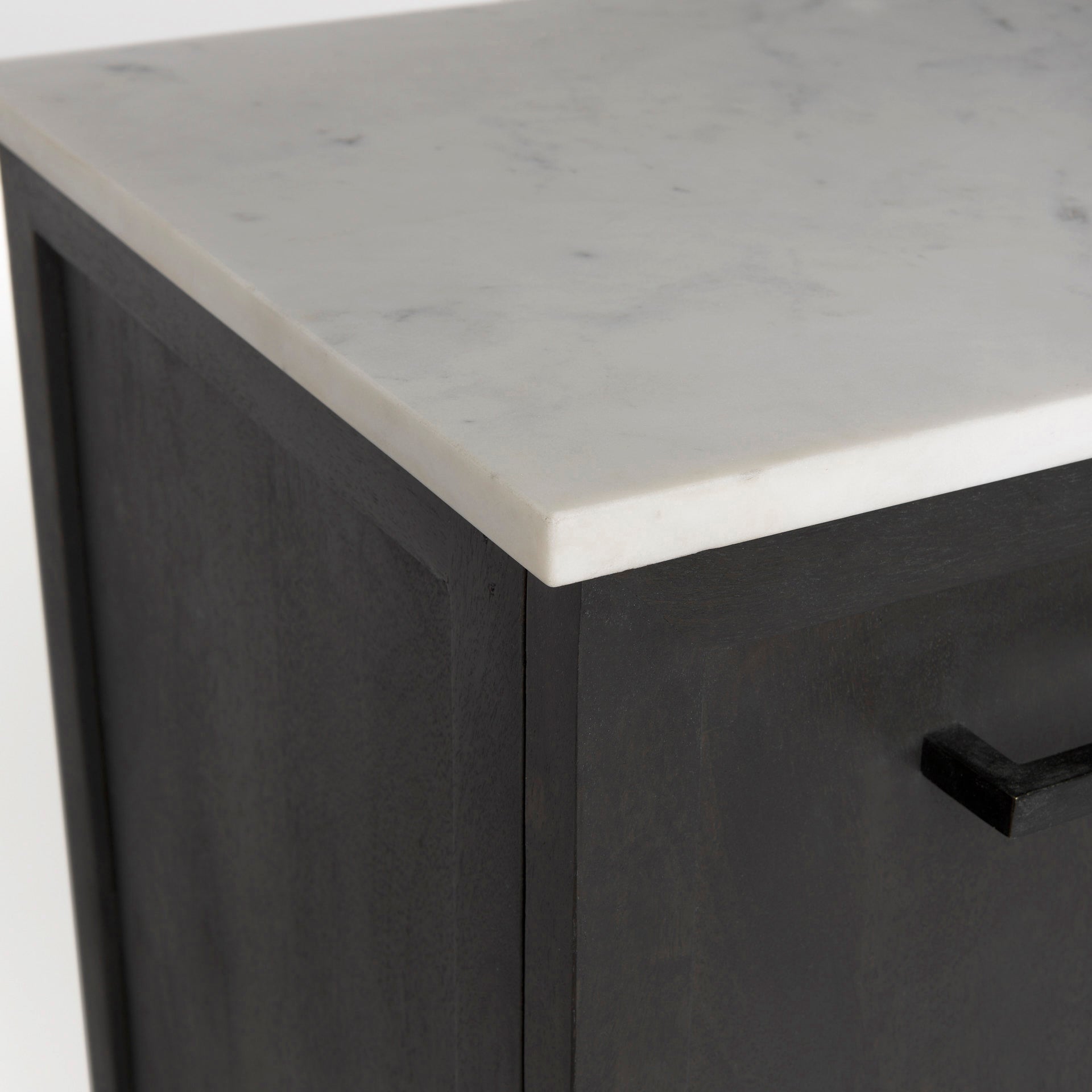 Mercana Divina White Marble Top Sideboard