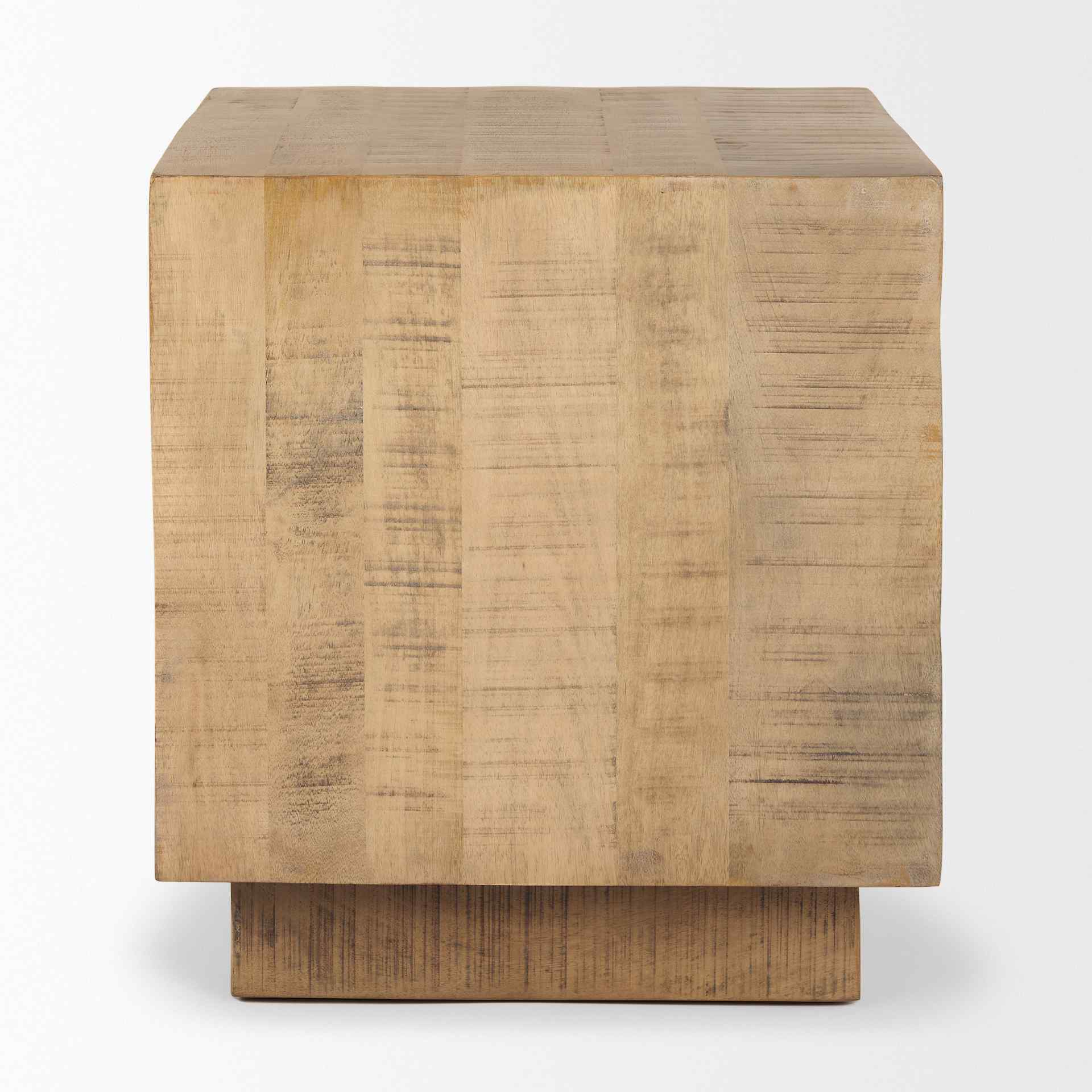 Mercana Hayden Wooden Square Side Table