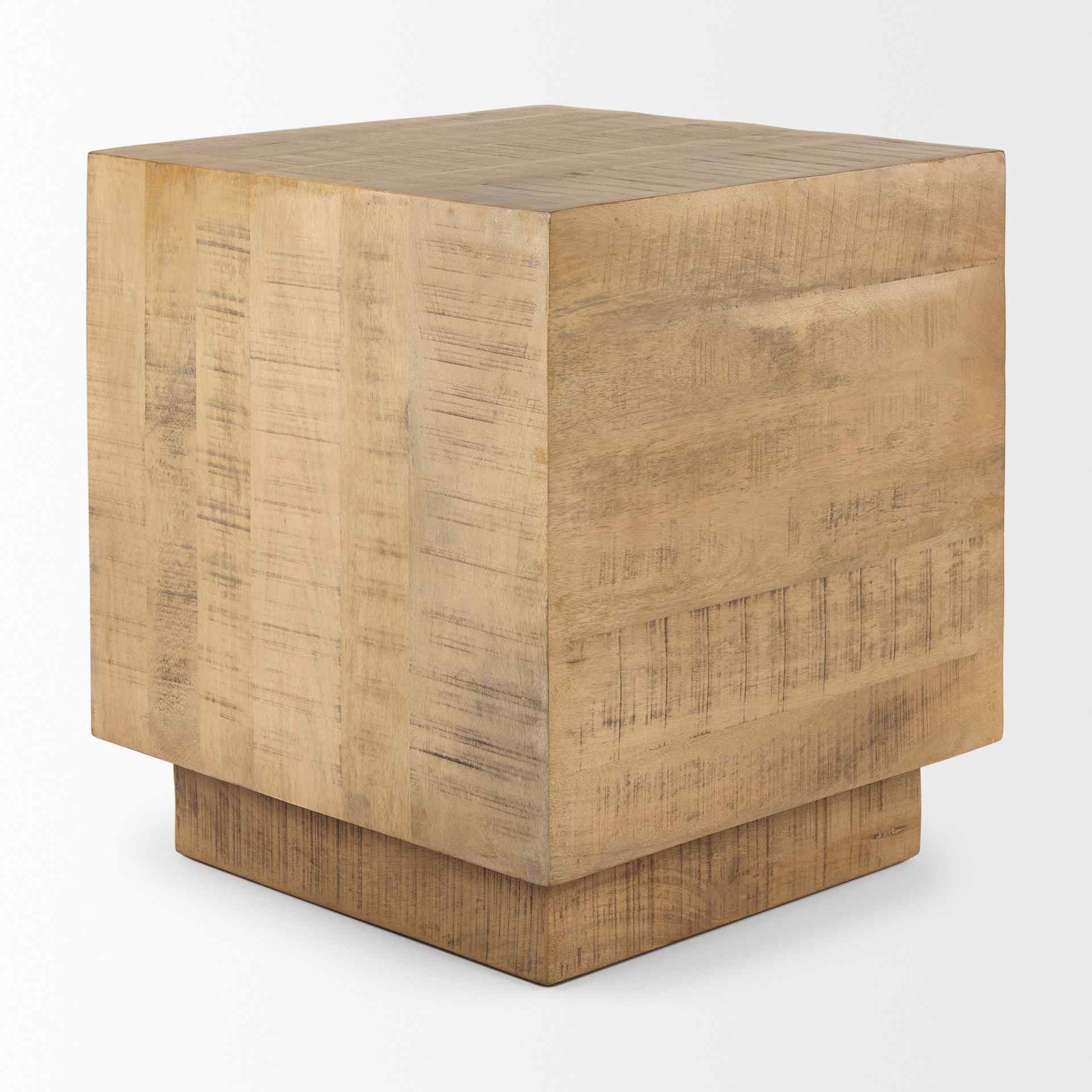 Mercana Hayden Wooden Square Side Table
