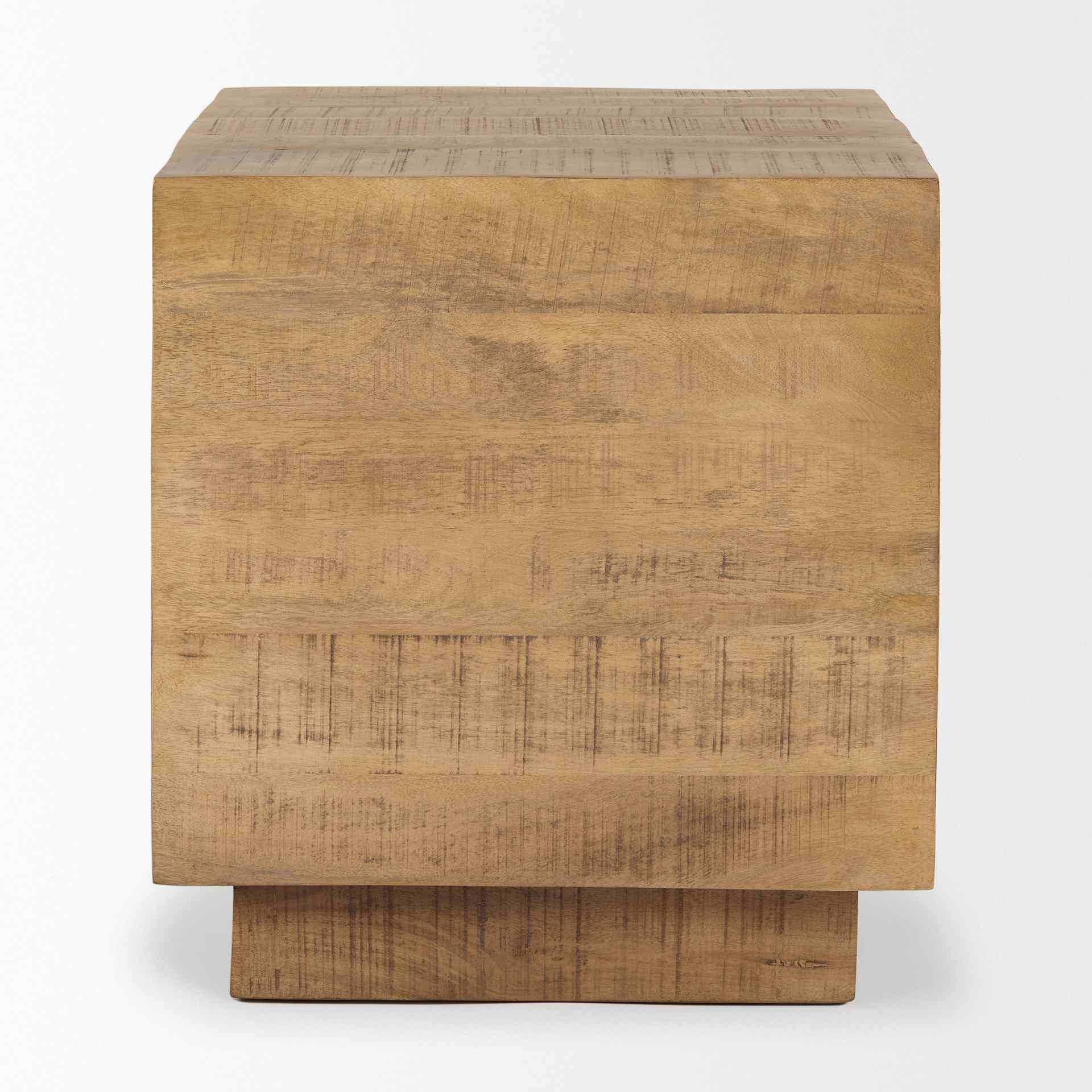 Mercana Hayden Wooden Square Side Table