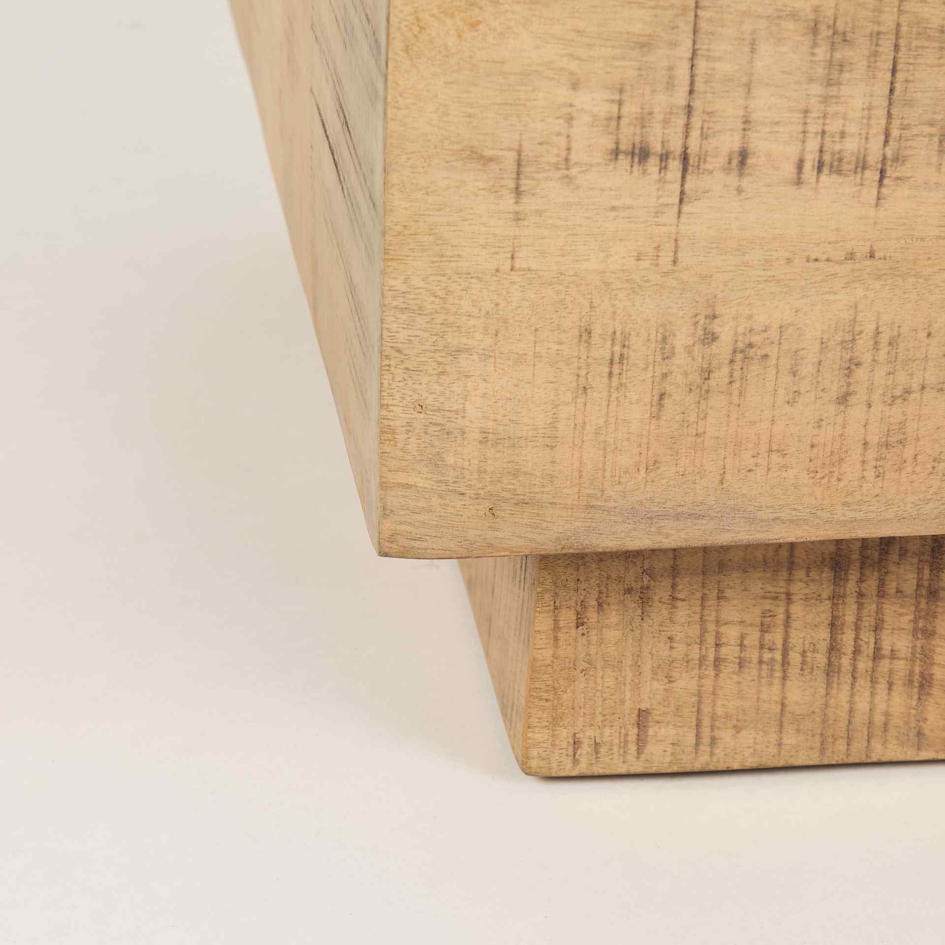 Mercana Hayden Wooden Square Side Table