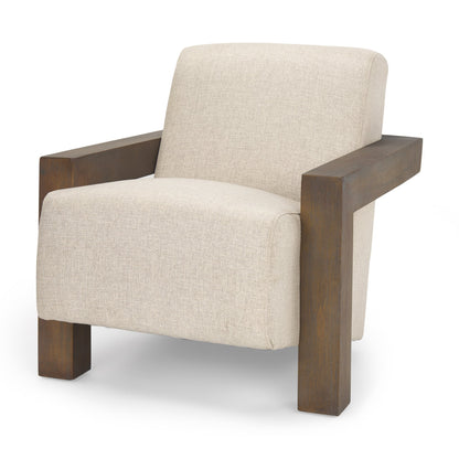 Sovereign Oatmeal Fabric Accent Chair