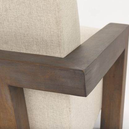 Sovereign Oatmeal Fabric Accent Chair
