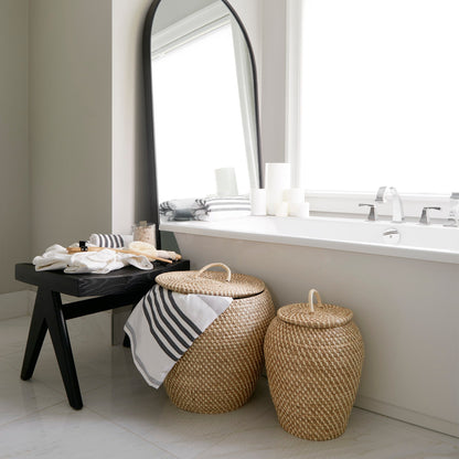 Arvin Wooden Black Stool