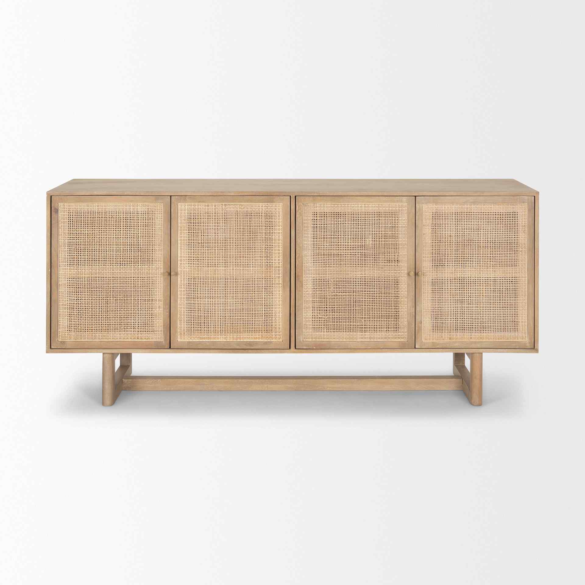Mercana Grier Four Doors Wood Sideboard
