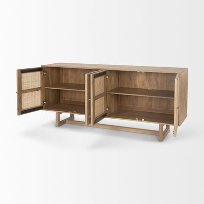 Mercana Grier Four Doors Wood Sideboard