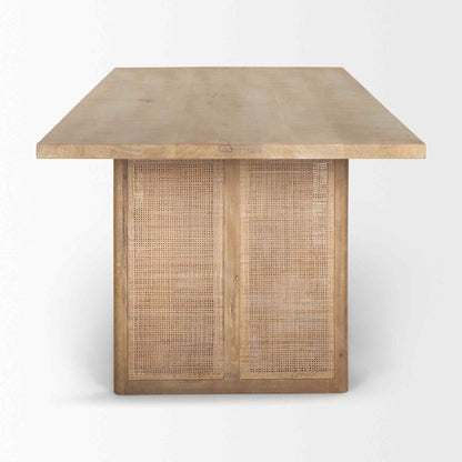 Grier Wooden Rectangular Dining Table